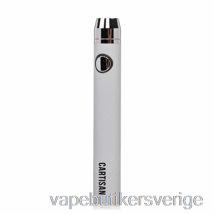 Vape Sverige Cartisan Button Vv 650 510 Batteri Silver
